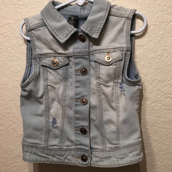 Zara Jackets & Coats Zara Denim Vest Poshmark